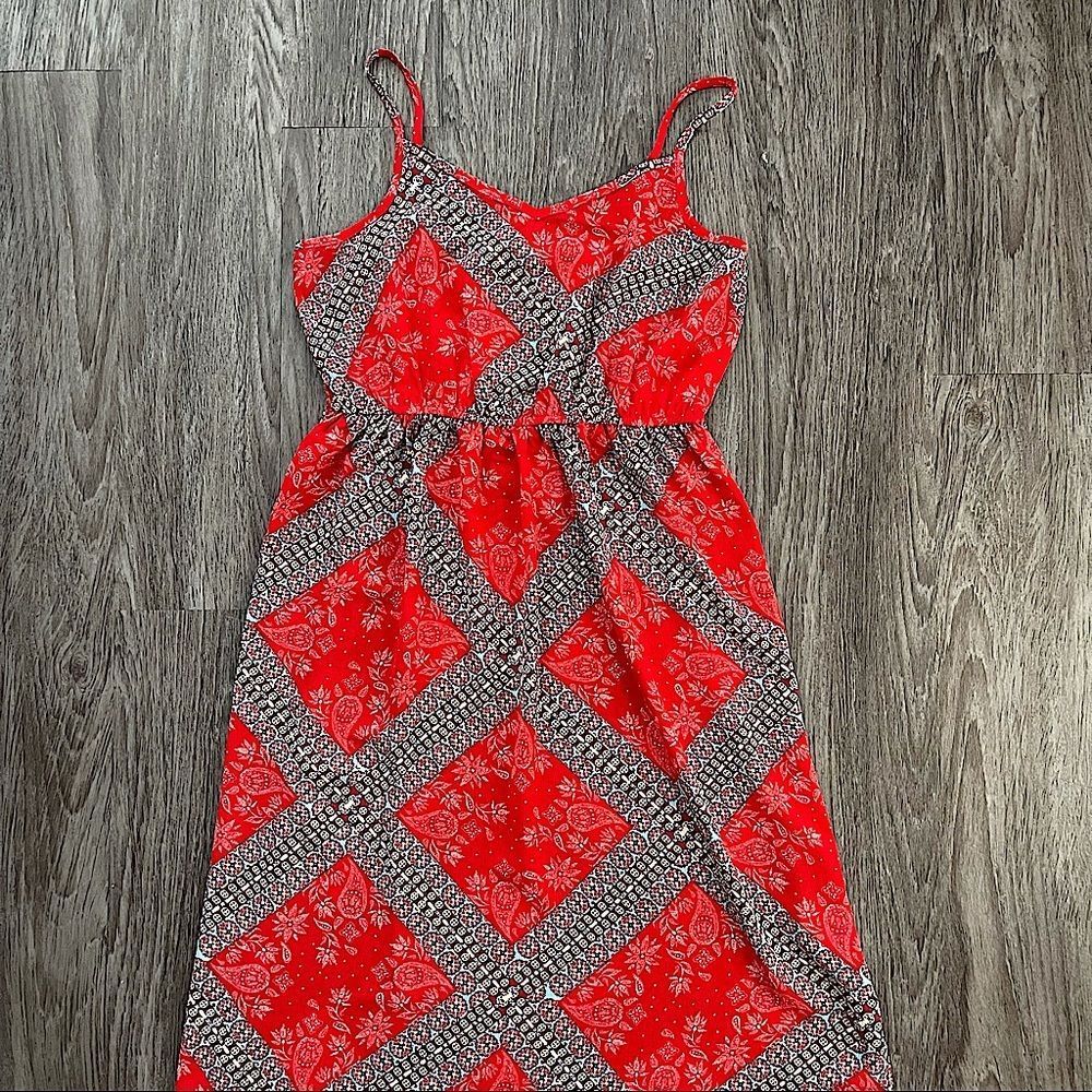 Pink Rose Paisley Printed Maxi Dress